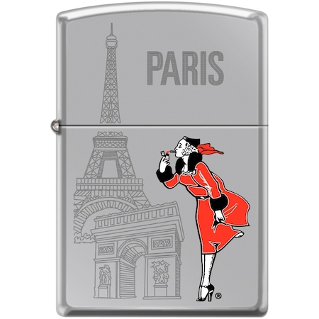 Zippo 2024 Zippo Custom Windy Paris Hp Chrome ZIP-250CI403909